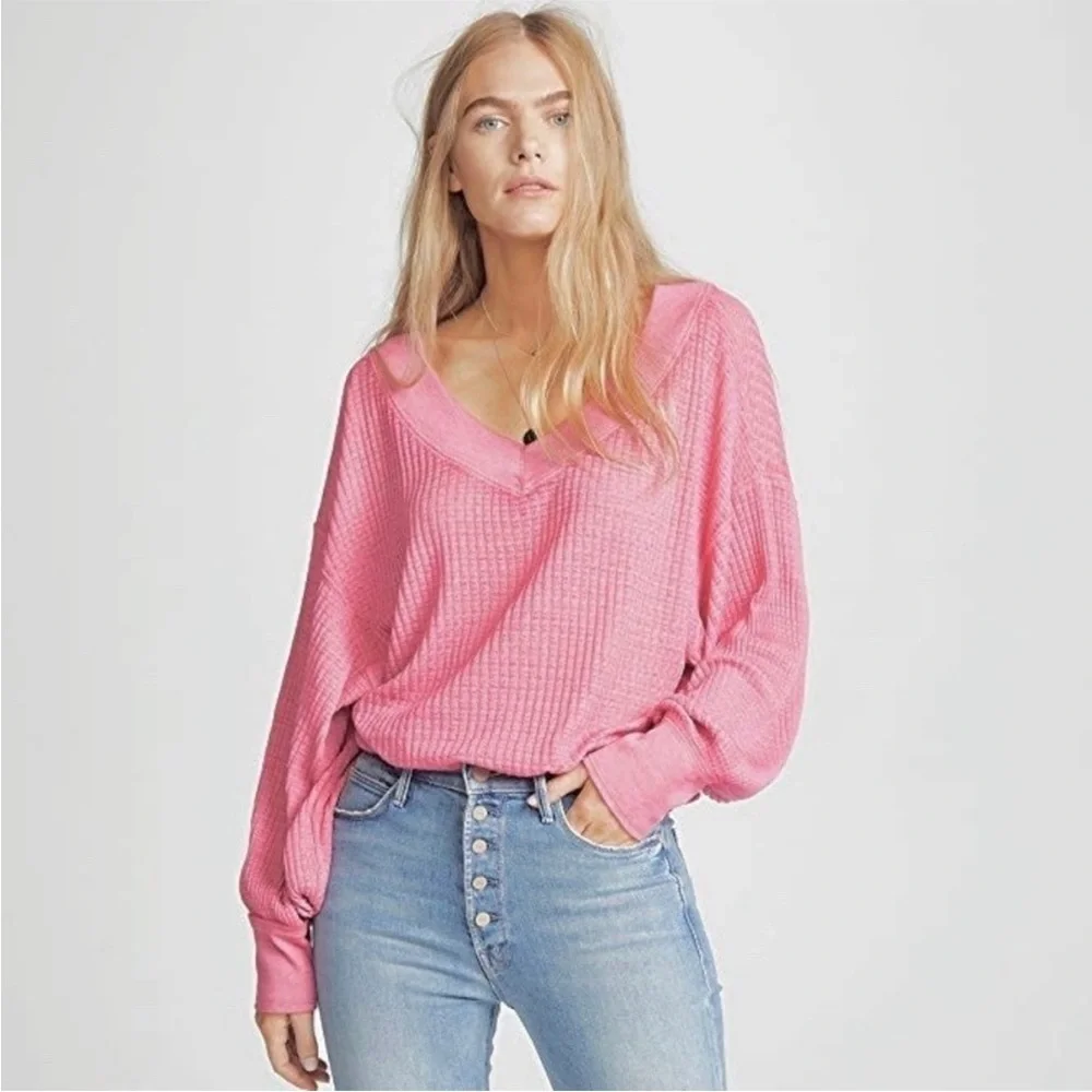 We the Free Free People South Side Thermal Top XS D5